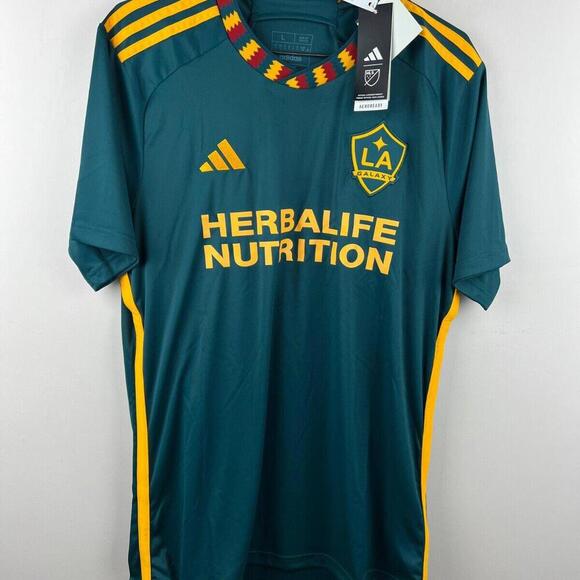 NWT Adidas LA Galaxy Home Soccer Jersey 22/23 H1874 Size L - Picture 1 of 9